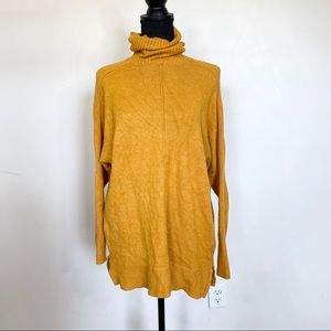 Time & Tru Oversized Turtleneck Sweater Size Small